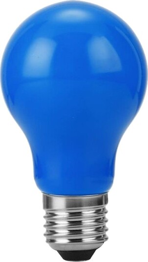 Spl E27 1W LED filamentpære   A60 blå Party Colour Premium