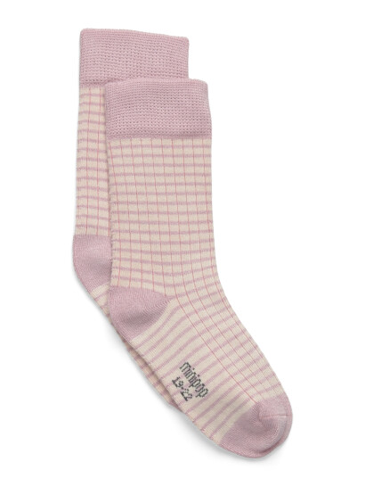 minipop Minipop® Bamboo Socks Thin Stripe - Pink - 19/22Y