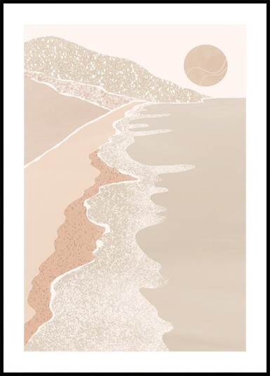 Abstract Seaside Plakat Plakat / 40x50cm Abstract Seaside Plakat Plakat / 40x50cm
