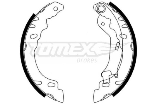 Bremsesko sett TOMEX Brakes TX 21 61