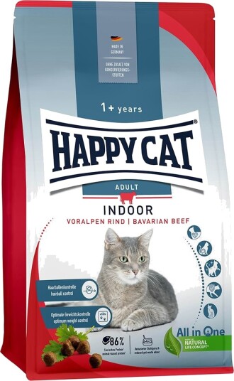 Happy Cat Tørrfôr Indoor Alpine Okse 1.3 kg