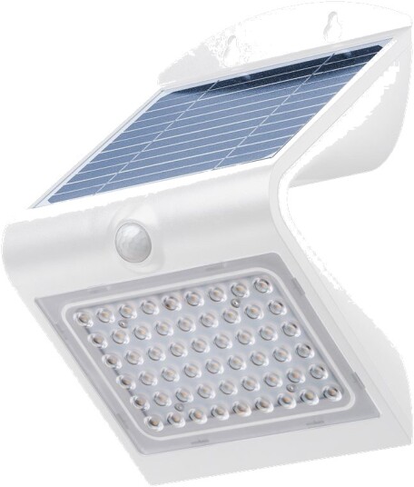 Goobay LED solcelle vegglampe med bevegelsessensor 4W Hvit