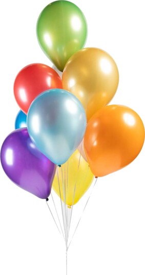 Globos Ballonger 30 cm Metallic Pearl Mix Farger 100 stk