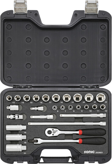Socket skiftenøkkel sett 3/8 «28 deler BMCS