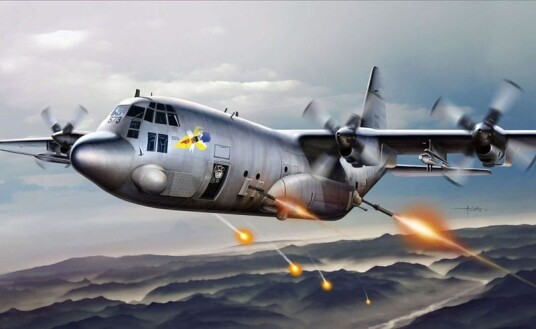 Italeri AC-130H Spectre 1/72 Plastmodellbyggesett