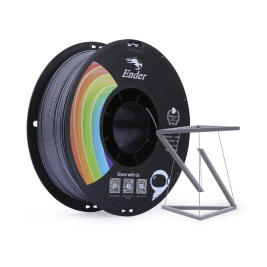 Creality Ender PLA+ - 1.75mm 1kg Grå 6971636403180 Creality Ender PLA+ - 1.75mm 1kg Grå 6971636403180