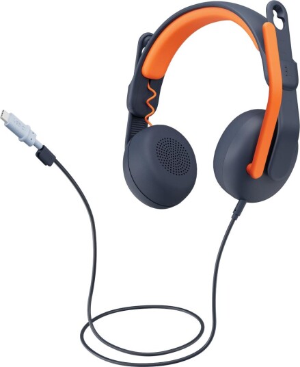 Logitech Zone Learn On-Ear Headset - USB-C - Blå