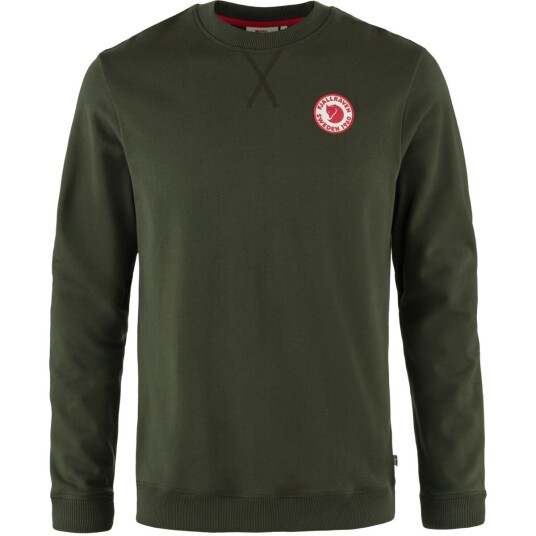 Fjällräven 1960 Logo Badge Sweater M Deep Forest S, Deep Forest