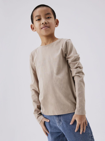 Name It Vobbo Long Sleeve Nreg Top Beige 134/140