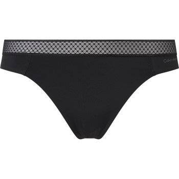Calvin Klein Truser Seductive Comfort Thong With Lace Svart Medium Dame