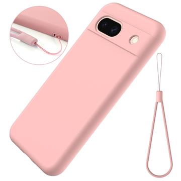 Google Pixel 8a Liquid Silikondeksel Rosa