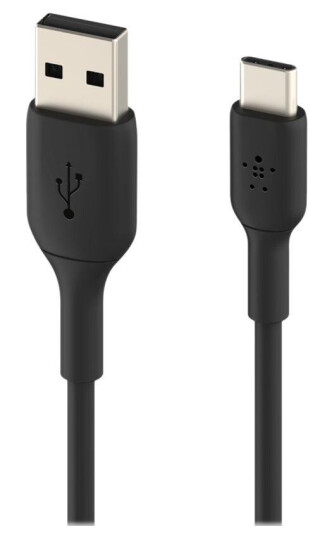 Belkin Boost Charge USB-C til USB-A Kabel 2m - Svart