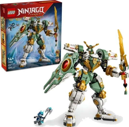 Lego Ninjago 71860 Lloyds Titan-Kampdrakt 15-årsjubileum Byggeleker