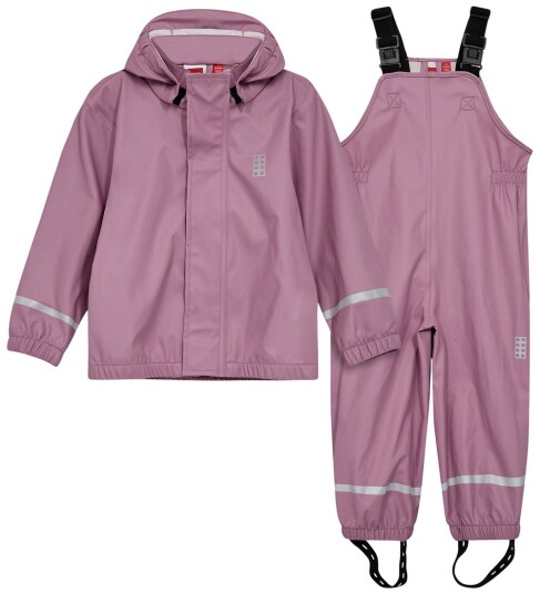 LEGO® Wear Regntøy m. Seler PU LWJivan 200 Rosa LEGO® Wear 4 år 104 Regntøy