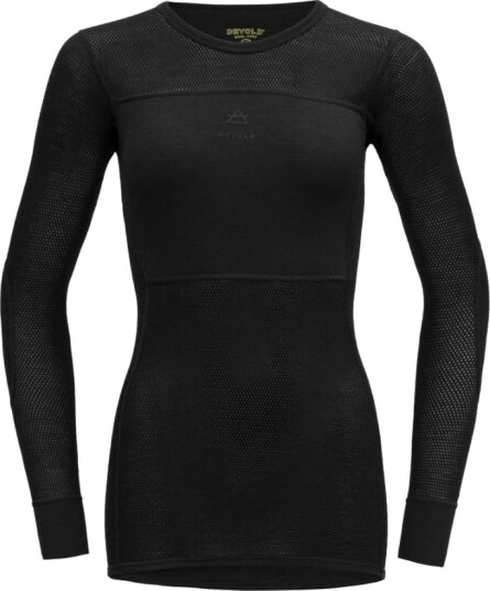 Devold  Wool Mesh 190 Shirt Wmn Dame, 960A CAVIAR, S