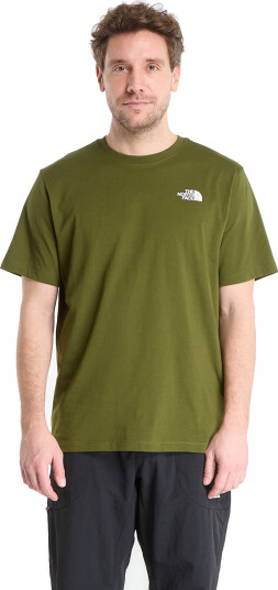 T skjorte The North Face Box Nse Regular Short Sleeve Tee Woodland Green XXL