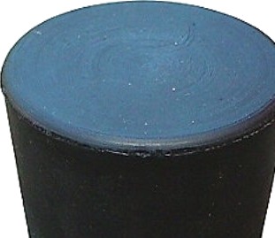 Olet Gummiprop 50Mm, Konisk - Massiv, Sort