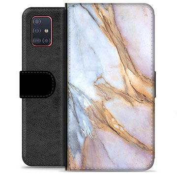 Samsung Galaxy A51 Premium Lommebok-deksel Elegant Marmor
