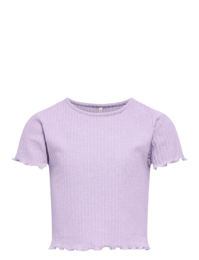 Kids Only Kognella S/S O Neck Top Noos Jrs Purple 146/152