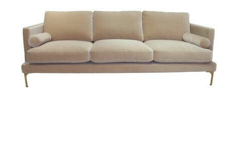 Bonham sofa 3-seter ivory/messing Bonham sofa 3-seter ivory/messing