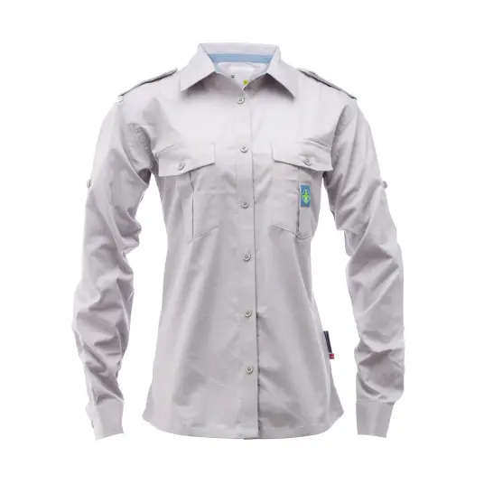 Speiderskjorta til dame XS NSF Speiderskjorte W XS Grey Speiderskjorta til dame XS NSF Speiderskjorte W XS Grey