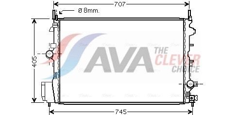 Radiator AVA Clever Choice OLA2396