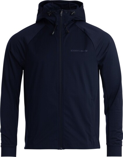 Bogeys & Birdies M Hybrid Raglan Hood Jacket Blå Golfjakke herre Dark Navy X Large