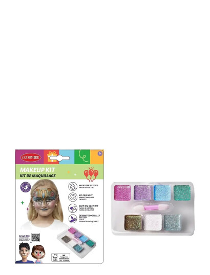 IPK Face Paint Set Glitter And Brush - Multi/patterned - 0