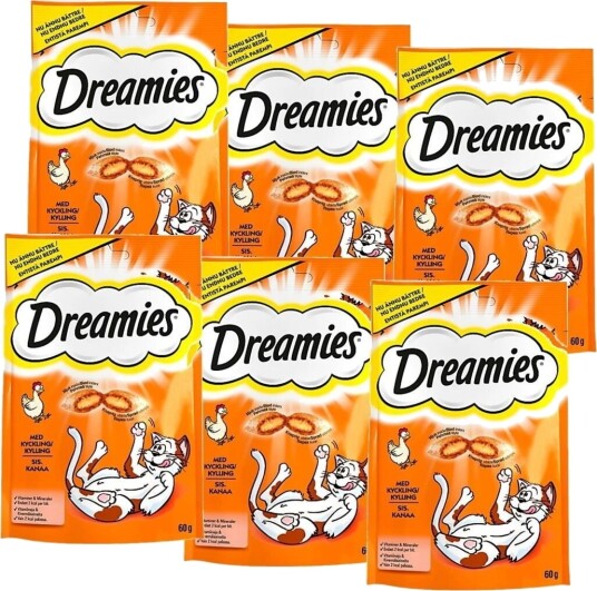 Dreamies Kylling 6X60 G Dreamies Kylling 6X60 G