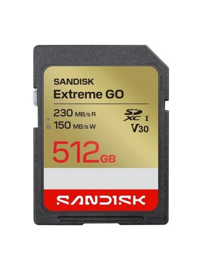 Sandisk Extreme Go - Flashminnekort - 512 Gb - Video Class V30 / Uhs-I U3 - Sdxc Uhs-I