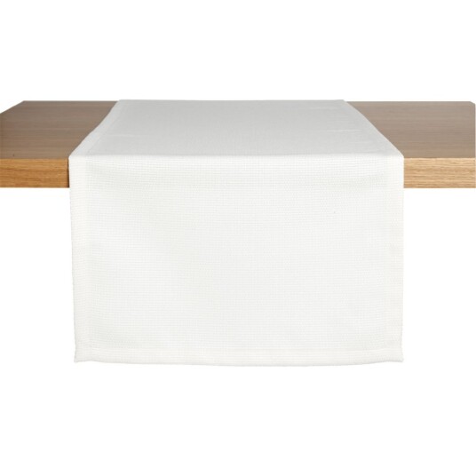 Erwin MBordløper Ambita struktur 40x130 cm (BxL) Hvit Rektangulær