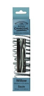 Winsor Willow Charcoal medium 24stk