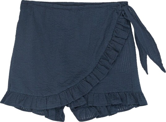 The New Tntessa Wrap Shorts   Navy   122/128