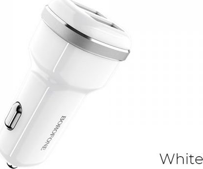 Borofone - 2X Usb Billader, Hvit