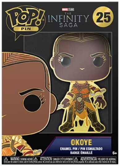 Funko Pin Badge Marvel Okoye Funko Pin Badge Marvel Okoye