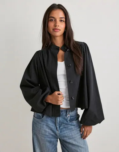 Neo Noir Svart Tirsa Twill Jacket