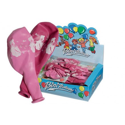 Bini Balloons Bini Balloons Ballonger Prinsesse Lyserosa Ø26cm 8 stk