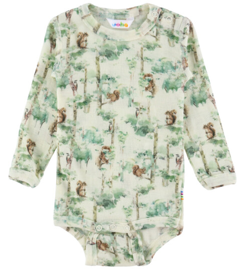 Joha Body I/e Ull Off White m. Trær Joha 70 Langermet Body Grønn Hvit Joha Body I/e Ull Off White m. Trær Joha 70 Langermet Body Grønn Hvit
