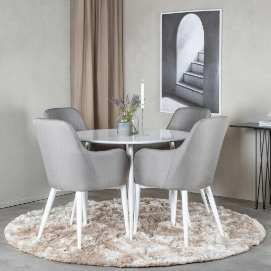 Venture Home Spisegruppe Venture Home Plaza med 4stk Comfort Stoler GR23989