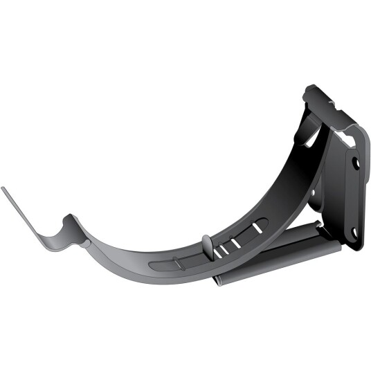 BMI Rennekrok Justerbar Stål Sort Takrenne 125mm BMI Rennekrok Justerbar Stål Sort Takrenne 125mm