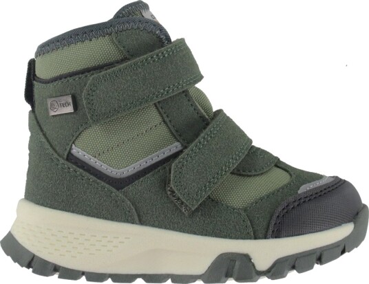 Color Kids Boots W. Velcro Wp Khaki green 27 Color Kids Boots W. Velcro Wp Khaki green 27