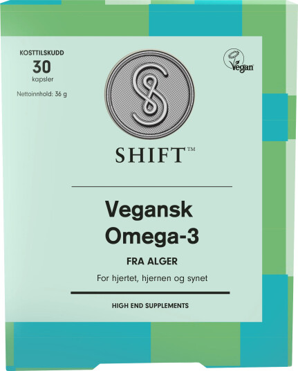 Shift Vegansk Omega-3 30 kapsler Shift Vegansk Omega-3 30 kapsler