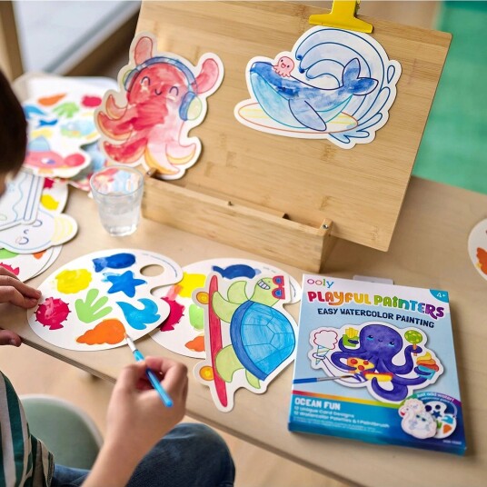 Ooly Watercolour Kit Ocean Pals Playful Painters White One Size