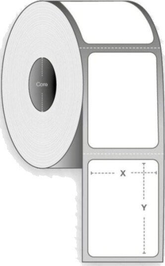Capture - Permanet Adhesiv - Toppbelagt - Perforert - Hvit - 52 X 28 Mm 25200 Etikett(Er) (12 Rull(Er) X 2100 Boks - Merkelapper