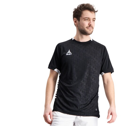 Select Player shirt Short Sleeve Spain, treningstrøye, herre BLACK