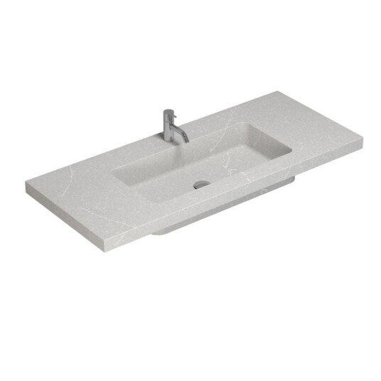Dansani Calidris Unique Silestone Servant Måltilpasset Desert Silver / 180cm