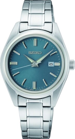 Seiko Dameklokke SUR531P1 Classic Blå/Stål Ø30 mm