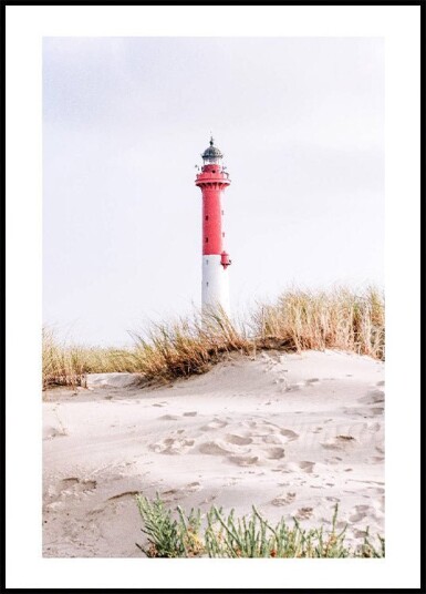 Beach Lighthouse Plakat Plakat / 70x100cm