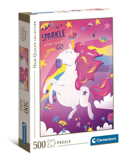 Clementoni Puslespill 500 Unicorn