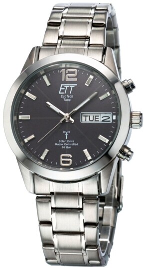 ETT Eco Tech Time Herreklokke EGS 11247 22M Gobi Sort/Stål Ø40 mm